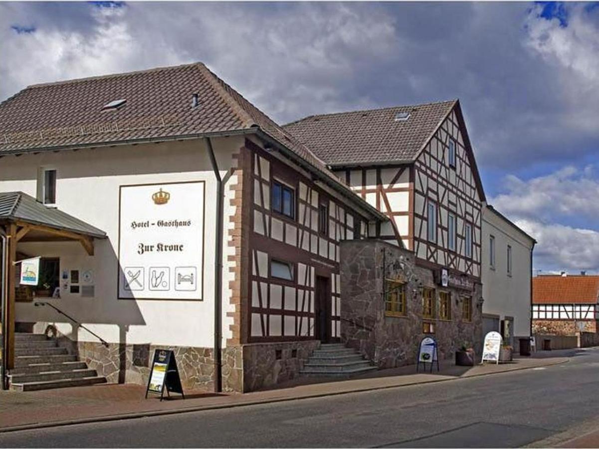 Hotel Zur Krone Ronneburg  ภายนอก รูปภาพ